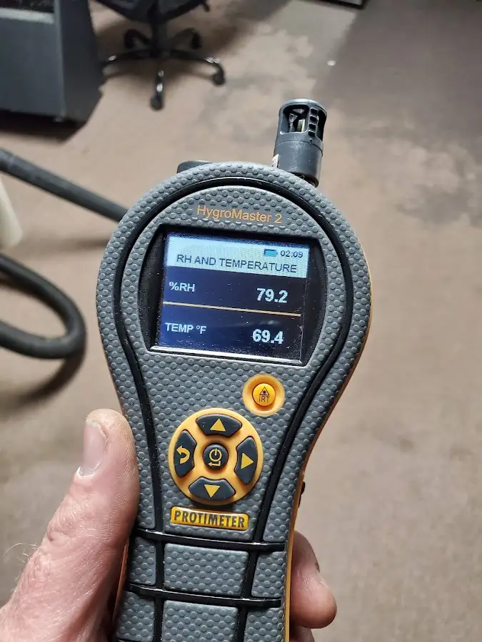 Moisture meter humidity assessment for Mold Remediation & Removal in Devils Lake