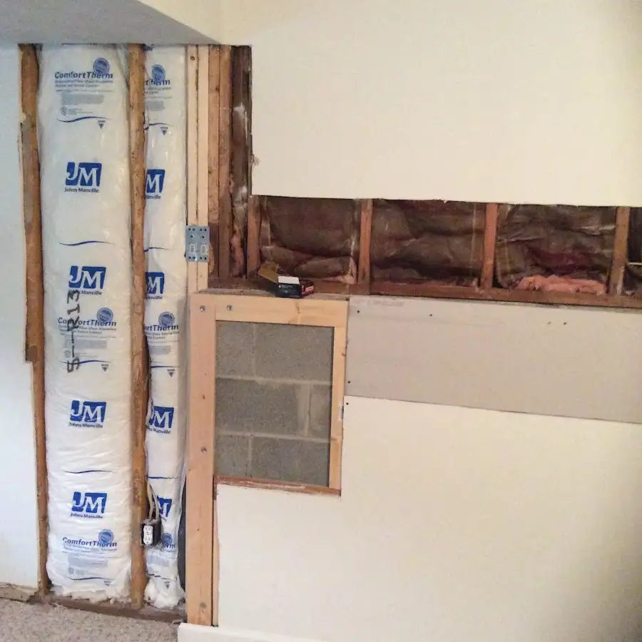 Wall insulation replacement during Odor Removal & Deodorization in Devils Lake